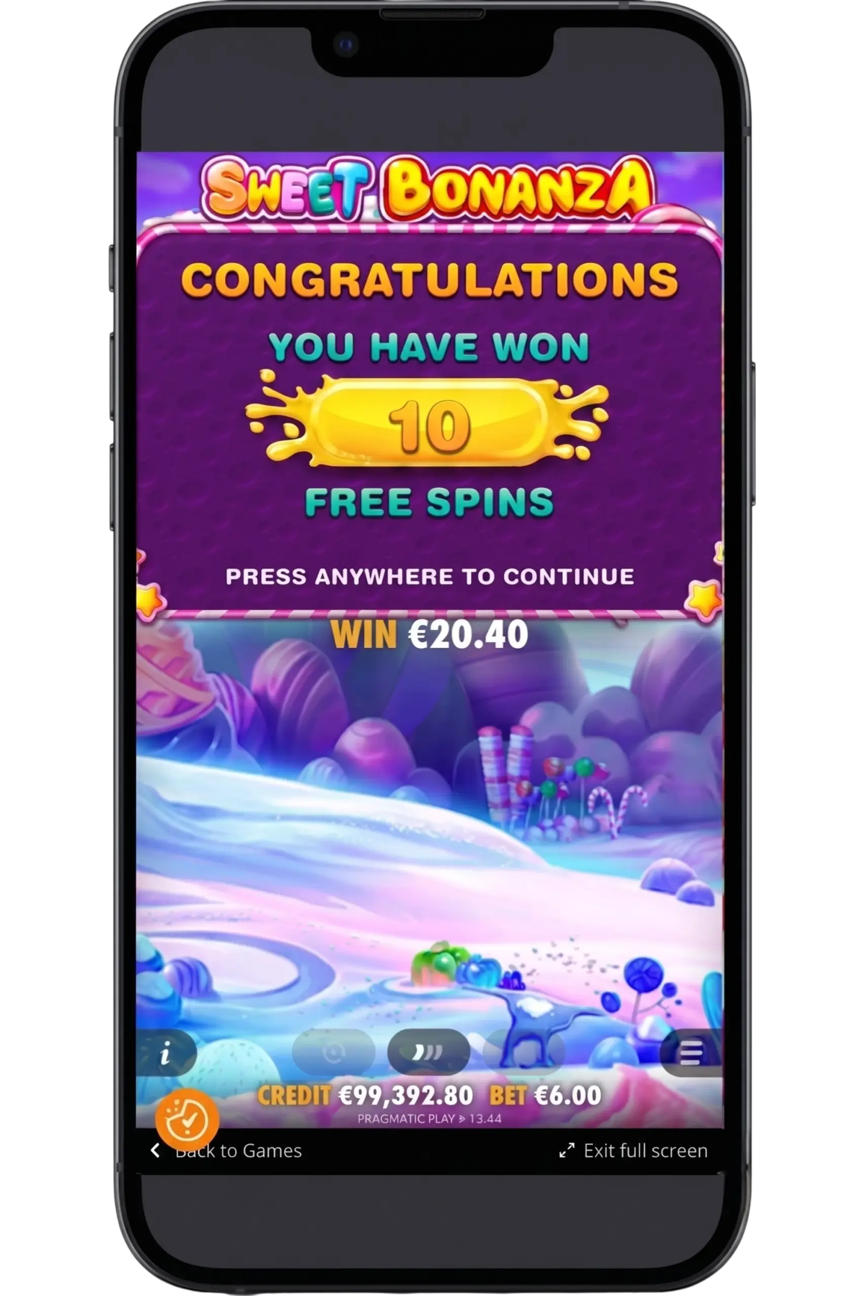 Sweet Bonanza demo bonusronde met 10 gewonnen free spins